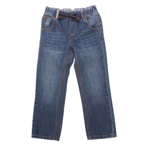 Брюки текстильные джинсовые для мальчиков, Play Today ― Топтыга