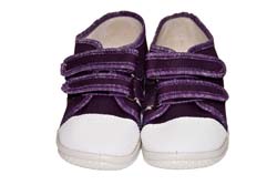 Туфли (тапочки) Zetpol текстильные, фиолетовые, 2 липучки, р.20-27
