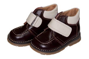 Ботинки Tаши-орто коричневая кожа, липучка, р.20-24 ― Топтыга