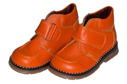 Ботинки Tаши-орто оранжевая нат. кожа, лиучка, р.20-24